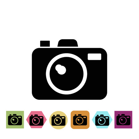 Camera iconのイラスト素材