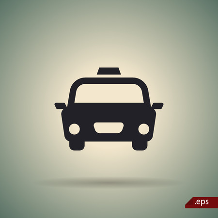 Taxi iconのイラスト素材
