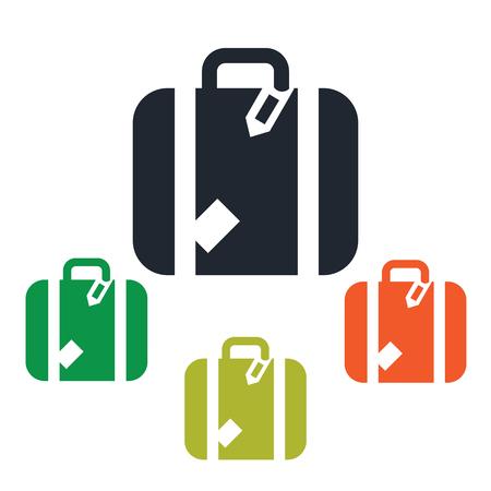 Suitcase iconのイラスト素材