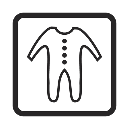 Baby clothing iconのイラスト素材