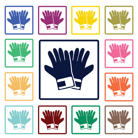 Pair of gloves iconのイラスト素材