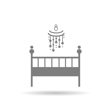 Baby bed iconのイラスト素材