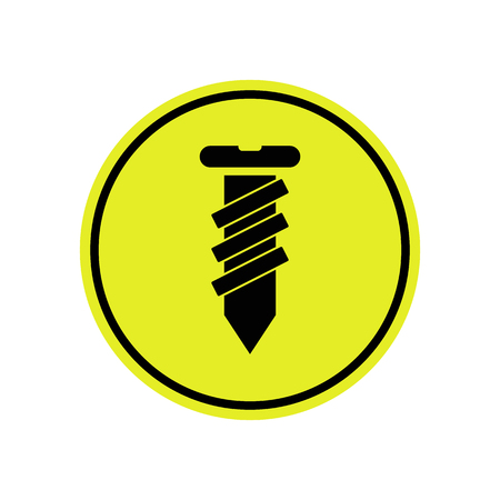 Construction screw iconのイラスト素材