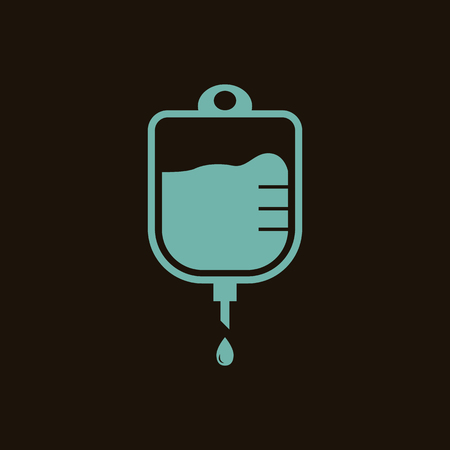 Medical drip iconのイラスト素材