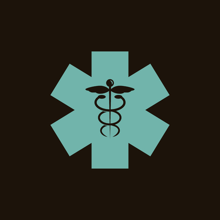 Medicine emblem iconのイラスト素材