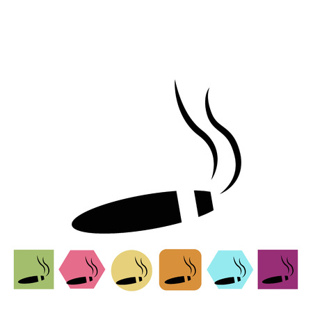 Cigar iconのイラスト素材