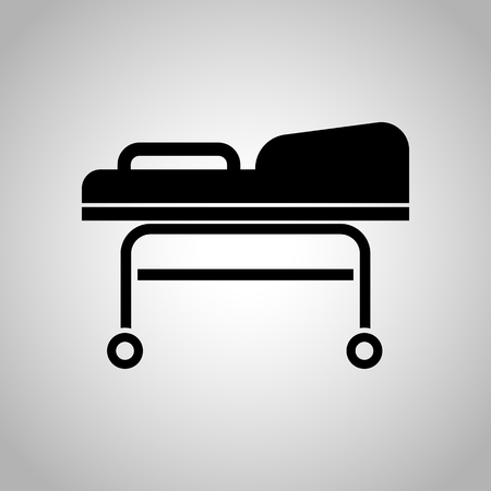Transport cart iconのイラスト素材