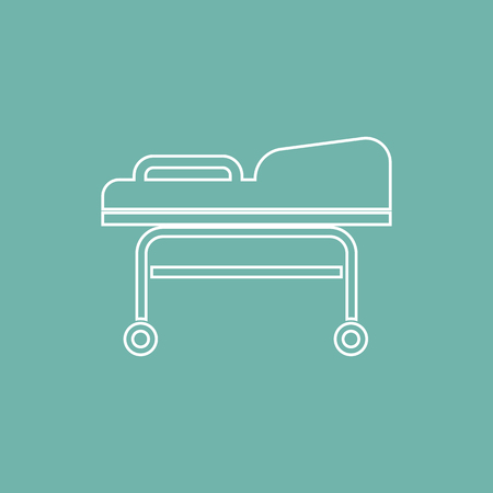 Transport cart iconのイラスト素材