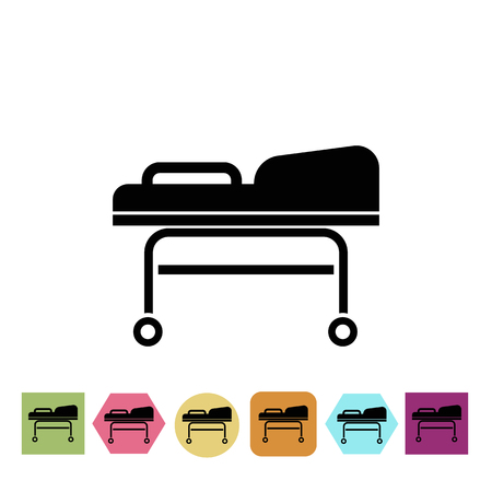 Transport cart iconのイラスト素材