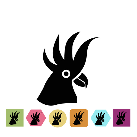 Parrot iconのイラスト素材