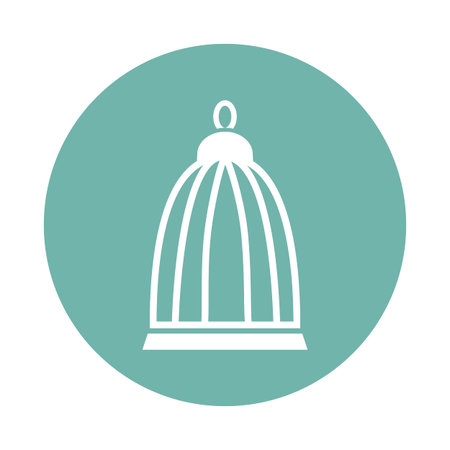 Bird cage iconのイラスト素材