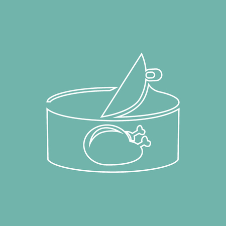 Pet food iconのイラスト素材