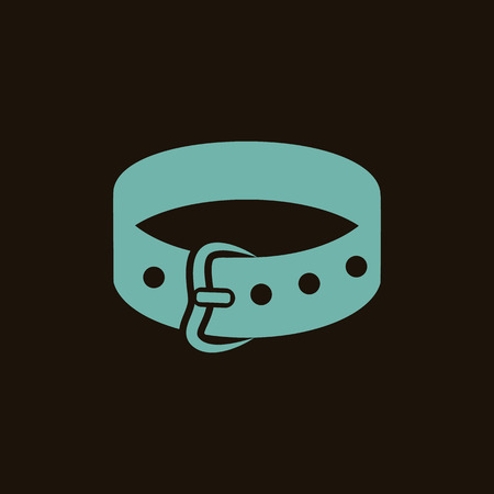 Dog collar iconのイラスト素材
