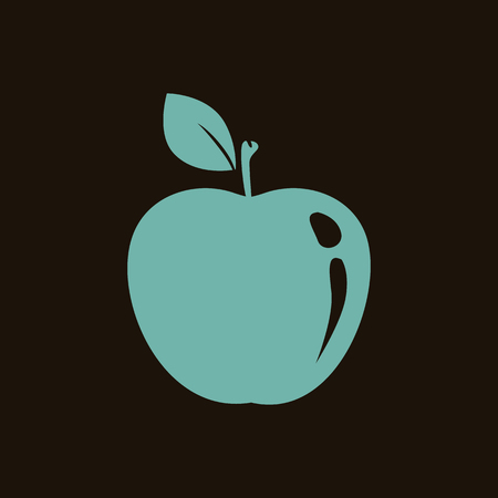 Apple iconのイラスト素材