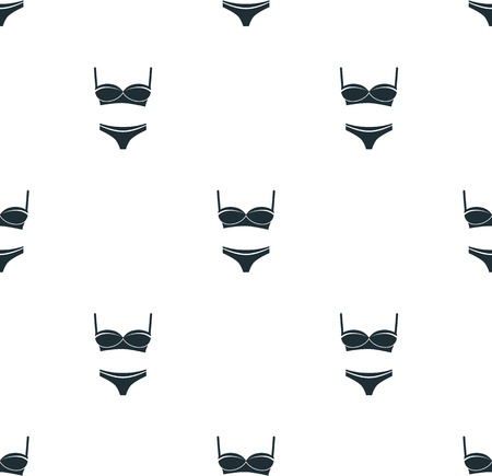 Set of bra with pantiesのイラスト素材