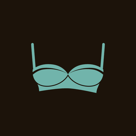 Women bra iconのイラスト素材