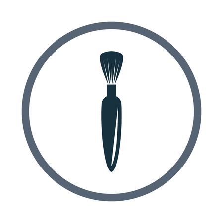 Cosmetic brush iconのイラスト素材