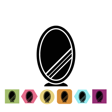 Mirror iconのイラスト素材