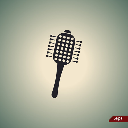 Hair comb iconのイラスト素材