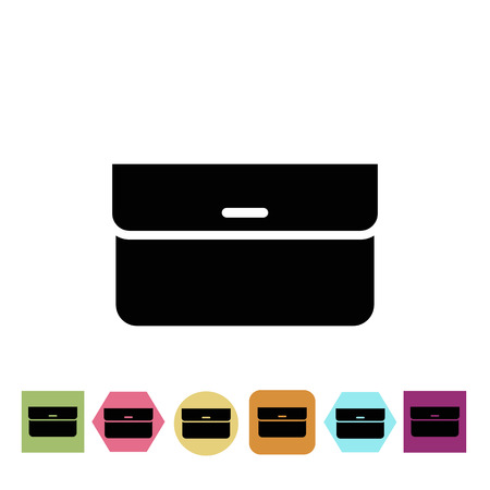 Ladies handbag iconのイラスト素材