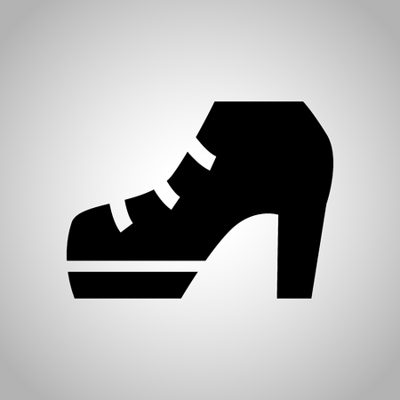 Women shoe iconのイラスト素材