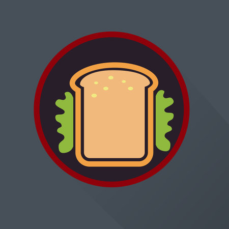 Sandwich iconのイラスト素材