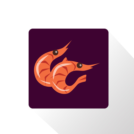 Shrimp iconのイラスト素材