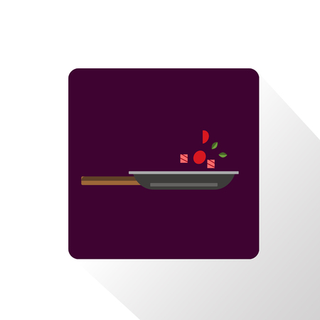 Frying pan iconのイラスト素材
