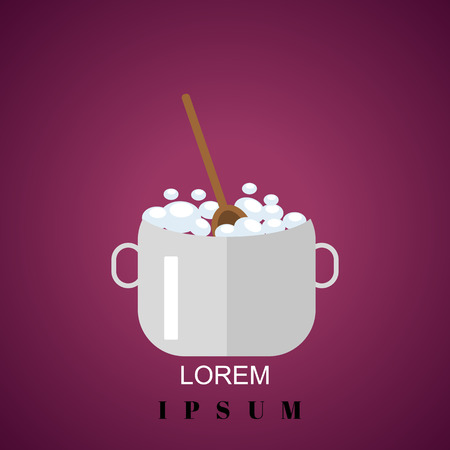Boiling pot iconのイラスト素材