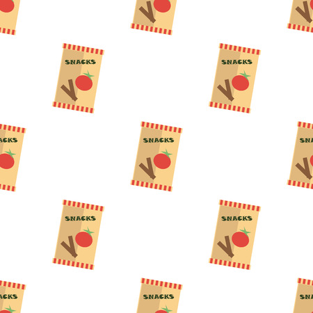 The pack of snack iconのイラスト素材