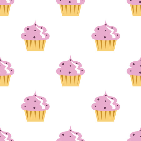 Cupcake with cream iconのイラスト素材