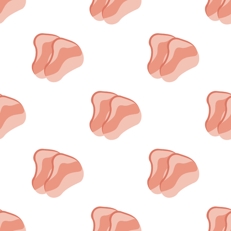 two pieces of meat iconのイラスト素材