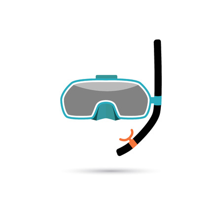 Mask for diving iconのイラスト素材