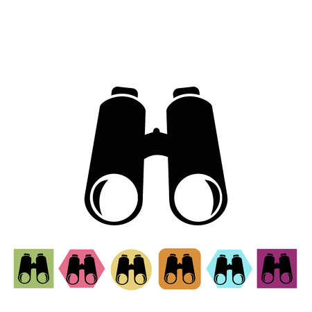Binoculars iconのイラスト素材