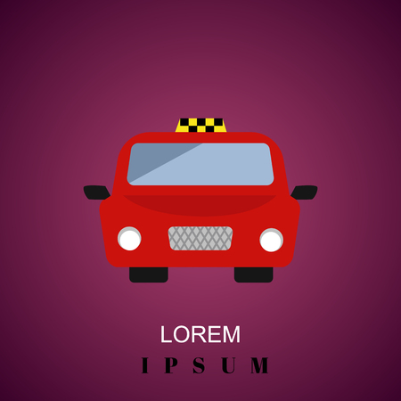 Taxi iconのイラスト素材