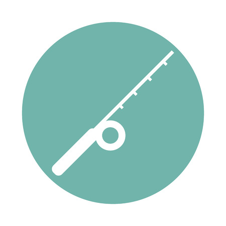 Fiahing rod iconのイラスト素材
