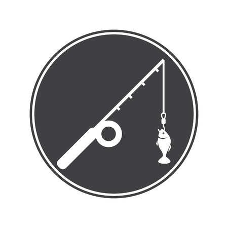 Fishing rod iconのイラスト素材