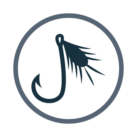 Fishing hook iconのイラスト素材
