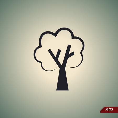 Garden tree iconのイラスト素材