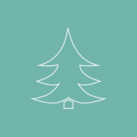 Fir-tree iconのイラスト素材