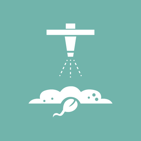 Watering installation iconのイラスト素材