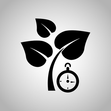 Growing plant iconのイラスト素材