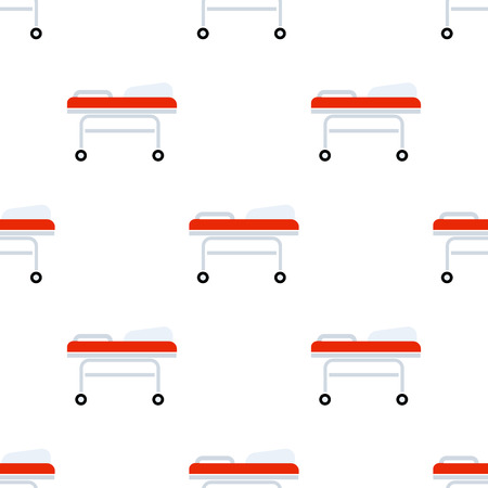 Emergency bed iconのイラスト素材