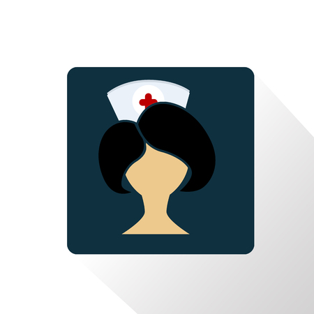 Nurse color iconのイラスト素材