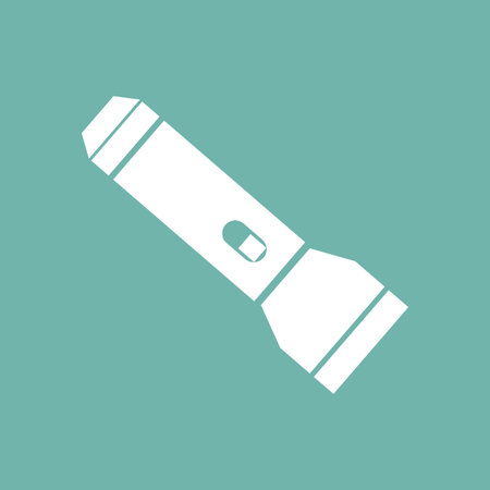 Travel flashlight iconのイラスト素材