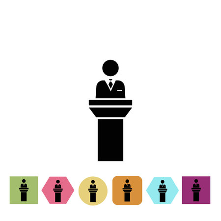 Vector Of Teacher Icon Id Royalty Free Image Stocklib