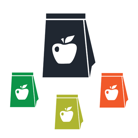 Package with meal iconのイラスト素材