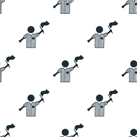 Fotball referee iconのイラスト素材