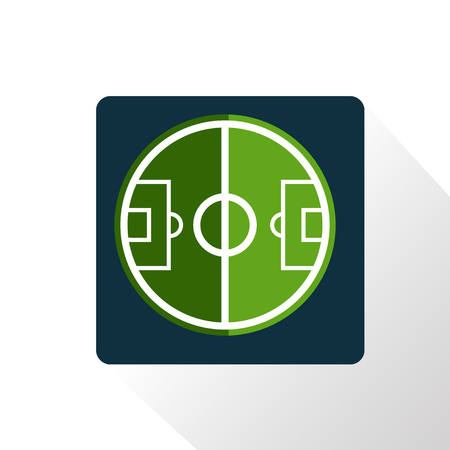 Football field interpretation iconのイラスト素材