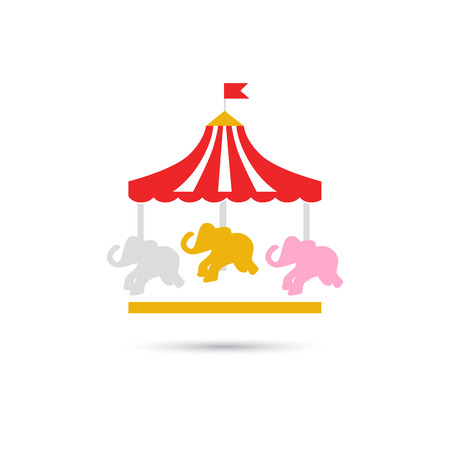 Color children carousel iconのイラスト素材